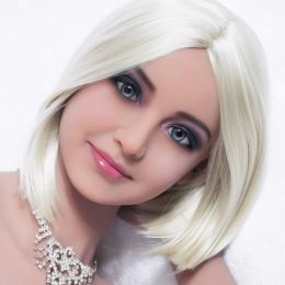 Hellblonde wohlgeformte elegante 158cm Sex Doll